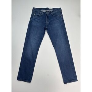 AG Adriano Goldschmied Tellis Modern Slim Jeans Fitting Size  32x28 ‎ Blue Denim